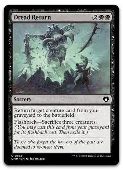 Dread Return #153 (NM) Commander Masters CMM Magic MTG - Image 1
