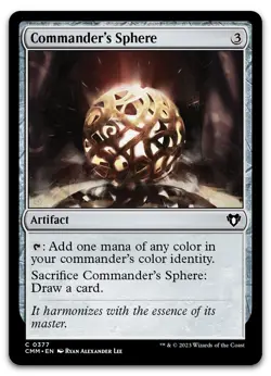 Commander's Sphere #377 (NM) Commander Masters CMM Magic MTG - Image 1