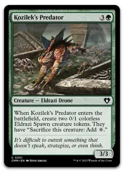 Kozilek's Predator #301 (NM) Commander Masters CMM Magic MTG - Image 1