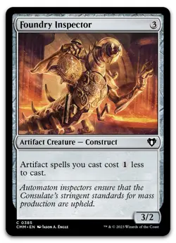 Foundry Inspector #385 (NM) Commander Masters CMM Magic MTG - Image 1