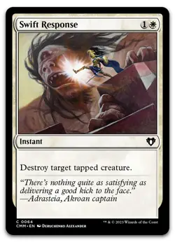 Swift Response #64 (NM) Commander Masters CMM Magic MTG - Image 1