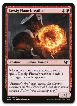 Kessig Flamebreather #164 (NM) Crimson Vow VOW Magic MTG - Image 1