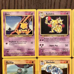 Pokemon Base Set Lot Of 8 Cards (1999) NM - Image 3