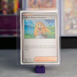 119/132 Lillie's Determination Reverse Holo - Mega Evolution - Pokemon raw - Image 1