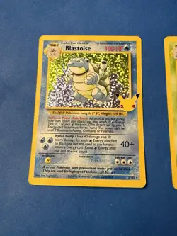 Pokemon Blastoise & Venusaur Holos Celebrations Classic Collection 2021 Mint - Image 2