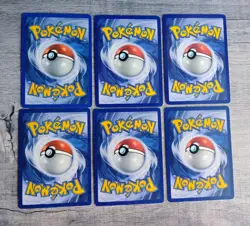 6 Lot Black Star Promo Pokemon Cards Vtg TCG Mew Psyduck Cleffa Meowth - Image 2
