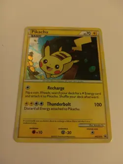 Pikachu Basic Pokemon Recharge Thunderbolt 100 HP 70 - Image 1