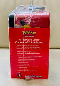 Pokemon TCG Celebrations Collector Chest (Lunch Box Tin) - New/Factory Sealed - Image 3