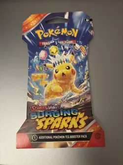 Pokemon TCG Surging Sparks Sleeved Booster Pack Random Art - Image 1