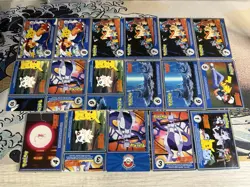 1999 Burger King Poke Trivia Cards Perforated, Pokemon Lot Of 17 - Image 2