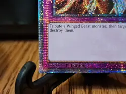 Icarus Attack RA03-EN165 Quarter Century Secret Rare 1st Edition Yugioh NM - Image 5