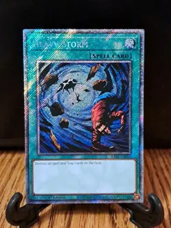 NM Yugioh Heavy Storm Platinum Secret Rare RA03-EN092 1st Ed - Image 1