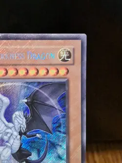 Yugioh RP02-EN095 Secret Rare Light and Darkness Dragon REPRINT Foil Bleed NM - Image 3