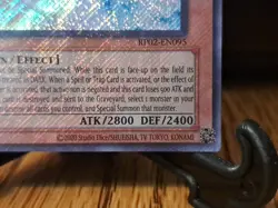 Yugioh RP02-EN095 Secret Rare Light and Darkness Dragon REPRINT Foil Bleed NM - Image 4