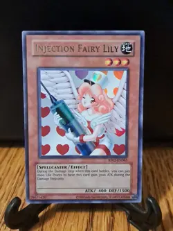 Yugioh! Injection Fairy Lily Ultra Rare NM RP02-EN065 (Reprint) - Image 1