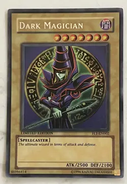 Dark Magician FL1-EN002 Limited Played Ultra Rare Holo Limited Addition Yugioh - Image 1