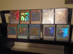 Yugioh Lot Of 10 Holo Cards English Secret Rares See Pic For Exact Cards #1 - Image 1