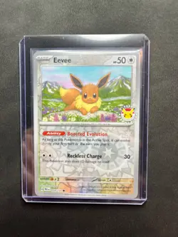 Eevee - (Pokemon Day 2025) (Reverse Cosmos Holo) 074/131 Miscellaneous Cards... - Image 1