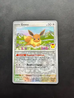 Eevee - (Pokemon Day 2025) (Reverse Cosmos Holo) 074/131 Miscellaneous Cards... - Image 3