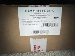 Pokemon TCG *SEALED CASE* 10 Twilight Masquerade ETB’S English - Image 1