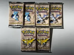 Pokemon VINTAGE Booster Pack NOT Sealed Lot WOTC 1st Edition Fossil EMPTY - Image 1