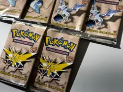 Pokemon VINTAGE Booster Pack NOT Sealed Lot WOTC 1st Edition Fossil EMPTY - Image 2