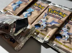Pokemon VINTAGE Booster Pack NOT Sealed Lot WOTC 1st Edition Fossil EMPTY - Image 3