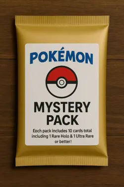 Pokemon Mystery Pack 10-Card Lot with 1 Ultra Rare Guaranteed - Image 4