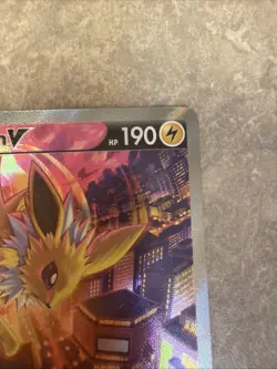 Jolteon v SWSH183 Pokemon TCG Sword & Shield Holo Black Star Promo - Image 3