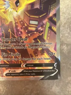 Jolteon v SWSH183 Pokemon TCG Sword & Shield Holo Black Star Promo - Image 4