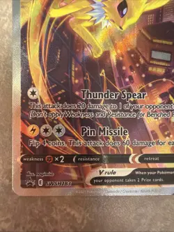 Jolteon v SWSH183 Pokemon TCG Sword & Shield Holo Black Star Promo - Image 5