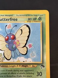 Pokemon Vintage Southern Islands Butterfree English 9/18 Rare Promo - Image 3