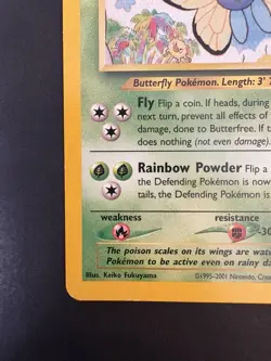 Pokemon Vintage Southern Islands Butterfree English 9/18 Rare Promo - Image 5