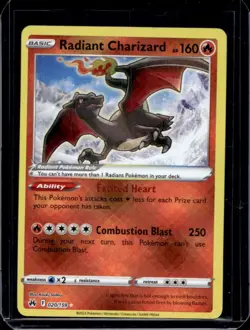 2023 Pokemon SWSH Crown Zenith Radiant Charizard #020/159 - Image 1