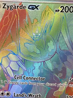 Zygarde GX (Secret) 136/131 Pokemon TCG Sm-Forbidden Light Rainbow Rare Holo - Image 2