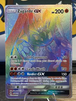 Zygarde GX (Secret) 136/131 Pokemon TCG Sm-Forbidden Light Rainbow Rare Holo - Image 5