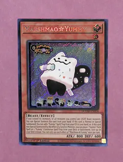 Yu-Gi-Oh! Marshmao Yummy Secret Rare DOOD-EN024 1st Edition NM-MT (a) - Image 1