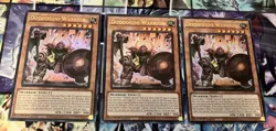 Yu-Gi-Oh! TCG 3X Dodododo Warrior 1st Edition Ultra Rare DUAD-EN004 NM/M - Image 1