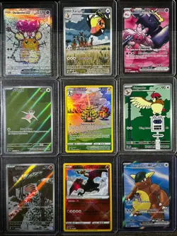Pokemon-18 Card HIT BUNDLE-FULL ART-IR-AR LOT-Min $5 comps per-Pack➡Sleeve➡TL - Image 2