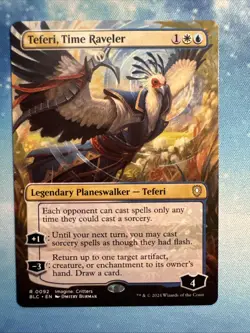 EXACT CARD PICTURED Teferi Time Raveler Showcase BLC 0092 MTG Bloomburrow Non-F - Image 1