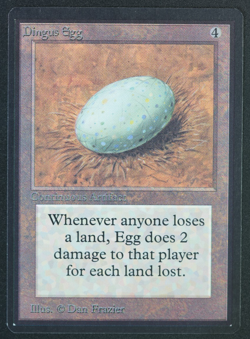 Dingus Egg Beta MTG Card Magic: the Gathering 1993 - Image 1