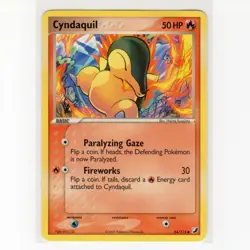 Pokemon TCG Cyndaquil 54/115 EX Unseen Forces Regular Common Card EN-MP 2005 - Image 1