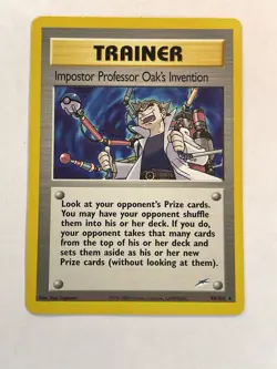 Impostor Professor Oak's Invention 94/105 Neo Destiny Pokemon TCG Card - Image 1