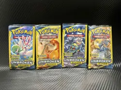 🔥Pokemon Sun & Moon Unbroken Bonds 3 Card Mini Booster Pack -4 Packs- Art Set🔥 - Image 1