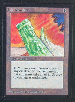 Jade Monolith Beta MTG Card Magic: the Gathering 1993 - Image 1