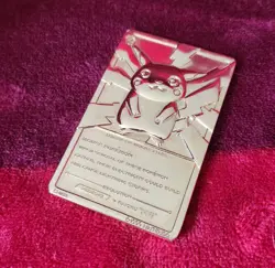 Vintage 1999 Pikachu Gold 23K Gold Plated Trading Card Collectible - Image 2