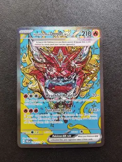 Pokemon TCG Hearthflame Mask Ogerpon EX Prismatic Evolutions Holo Card 148/131 - Image 1