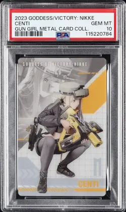 2023 GODDESS OF VICTORY: NIKKE GUN GIRL METAL CARD COLLECTION CENTI PSA 10 - Image 1