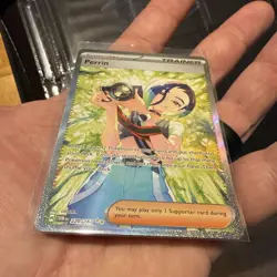 Pokemon TCG Trainer Perrin Special Illustration Card 220/167 Twilight Masquerade - Image 2