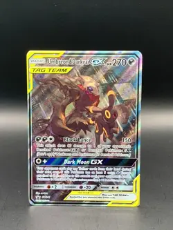Pokemon TCG Umbreon & Darkrai GX SM241 Sun & Moon Promo Card - Image 1